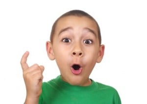 Funny looking kid