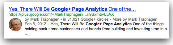 google-page-analytics-result