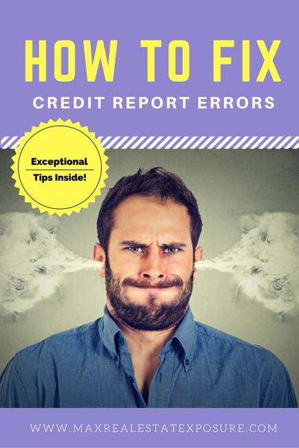 How To Fix Credit Report Errors 