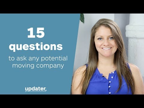 Top 15 Questions to Ask a Moving Company