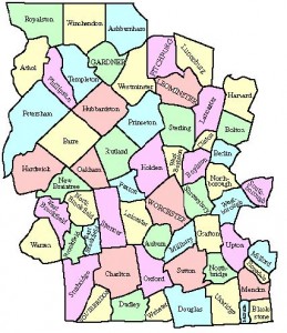 worcester county ma massachusetts estate map towns town seat visit governmental non geographically largest traditional names