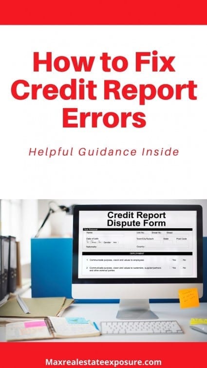How to Fix Credit Report Errors 