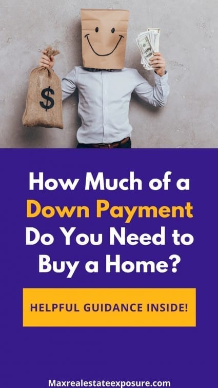 how much do i need down for a house